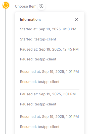 ArbeitsschrittFortschritt